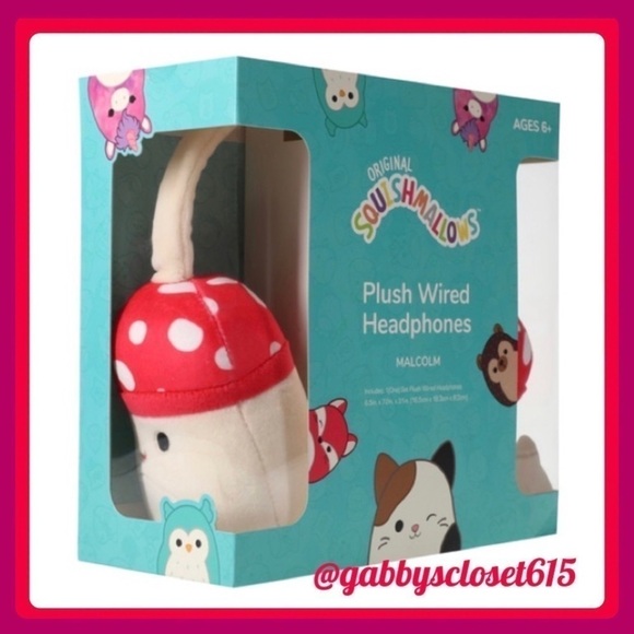 💋 New Kellytoys Squishmallows Headphones, Teal - Picture 1 of 6